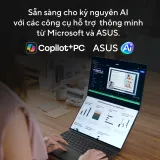 Laptop Asus ZenBook Duo UX8407AA-SN439WS (Intel Core Ultra X7 Processor 358H | 32GB | 512GB | Intel Arc | 14 inch 3K OLED | Cảm ứng | Win 11 | Office | Xám)
